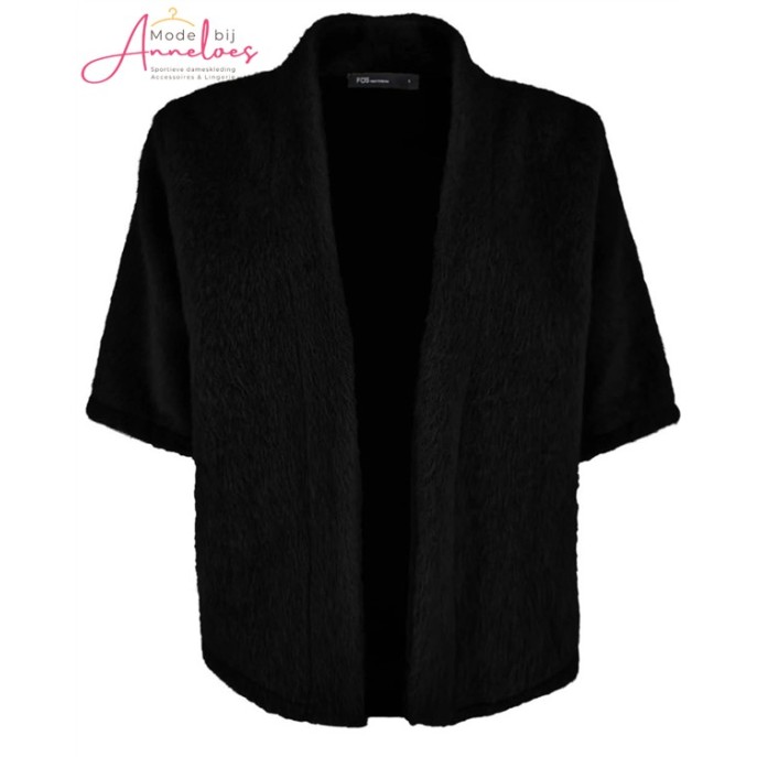 FOS Gilet Lia Alpaca 7878 Zwart FOS Gilet Lia Alpaca 7878 Zwart